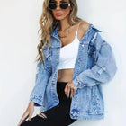 Trendy Oversized Spijkerjas voor Dames - Visconte