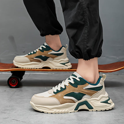 Heren Sneakers Ademend Retro Stijl | Flexibele Zool & Antislipstructuur | Streetwear Mode & Comfort | Casual Sport Schoenen