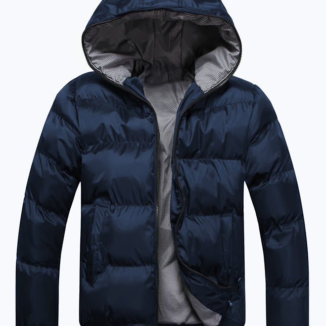 Waterdichte Winterjas Heren | Stijlvol met Ritszakken | Ademend & Gewatteerd | Premium Fleece | Slanke Pasvorm | Puento Fortade