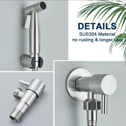 Toilet Waterbesparende Sprayer | Blijvend Comfort en Hygiëne | Milieuvriendelijk | Slank Ontwerp voor Moderne Badkamer | Eenvoudige Installatie | Instelbare Waterdruk | Roestbestendig Materiaal | Geschikt voor Dagelijks Gebruik