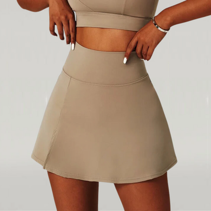 Dames Tennisrok | Sportief en Elegant | Inclusief Ingebouwd Broekje | Nylon Spandex Mix | Ideaal Voor Sport | Kreukelvrij en Handwas | Perfecte Pasvorm | Comfortabel Bewegen Tijdens Activiteiten