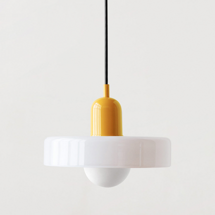 Bauhaus Design Hanglamp | Gekleurd Glas | Modern Interieur | Energiezuinig | Kies Jouw Ruimte | Eyecatcher Verlichting
