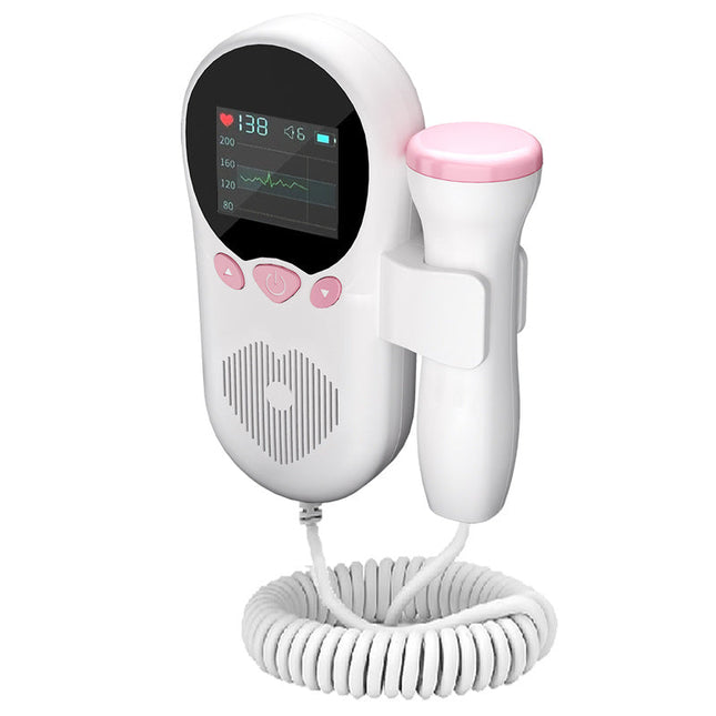 HeartEcho Doppler | Prenatale Bemonstering | Geavanceerde Baby Hartmonitor voor Toekomstige Ouders | Nauwkeurige Geluidsweergave | Compact & Draagbaar | Veilig Thuisgebruik