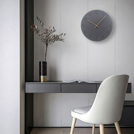 Wandklok Stijlvol Design | Modern en Minimalistisch | Geruisloze Werking | Geschikt voor Woonkamer Slaapkamer Kantoor | Interieur Decoratie Klokken | Strak Ontwerp | Frisse Uitstraling | Eenvoudige Cijfers | Multifunctioneel
