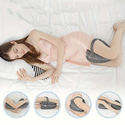 Ergonomisch Kniekussen Zijslapers | Ondersteunend Memory Foam | Wasbare Hoes | Pijnverlichting Heupen Wervelkolom | Comfortabel Lichaamskussen