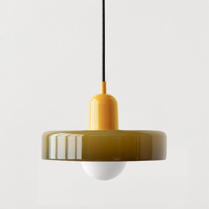 Bauhaus Design Hanglamp | Gekleurd Glas | Modern Interieur | Energiezuinig | Kies Jouw Ruimte | Eyecatcher Verlichting