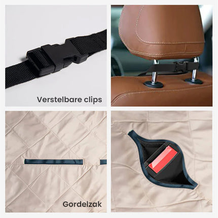Waterdichte Hondendekbedden Auto | Achterbank Bescherming Huisdieren | Veilig Reizen Grote Honden | Anti-kras Comfort | 92x128 cm