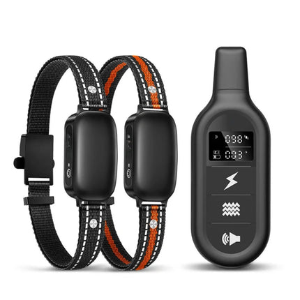 Elektrische Trainingshalsband voor Honden | Verstelbare Schokniveaus | Langeafstandsbediening 1000m | Waterdicht IPX7 | Pieptonen & Vibraties | Lange Batterijduur | Geschikt voor Alle Hondenmaten | Efficiënte en Humane Trainingsoplossing
