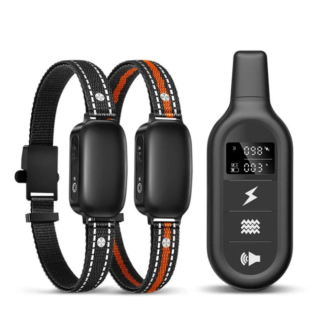 Elektrische Trainingshalsband voor Honden | Verstelbare Schokniveaus | Langeafstandsbediening 1000m | Waterdicht IPX7 | Pieptonen & Vibraties | Lange Batterijduur | Geschikt voor Alle Hondenmaten | Efficiënte en Humane Trainingsoplossing