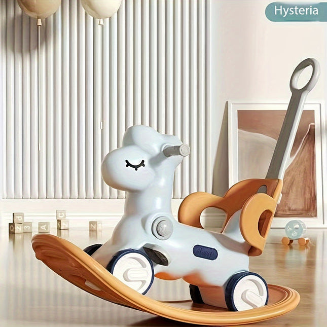 Twist & Ride | Schattig 2-in-1 Schommelpaard Loopfiets | Veilig & Stabiel | Motorische Ontwikkeling | Educatief Speelgoed | Duurzaam & Kindvriendelijk | Binnen & Buiten Geschikt | Vrolijke Kleuren