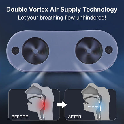 Micro CPAP apparaat anti-snurken | Compact & draagbaar | Slaapapneu hulp voor op reis | Medische siliconen neusplug | Fluisterstil | Verbeterde slaapkwaliteit | Oplaadbaar | Lichtgewicht ontwerp | Geschikt voor lichte snurkers | Universeel gebruik