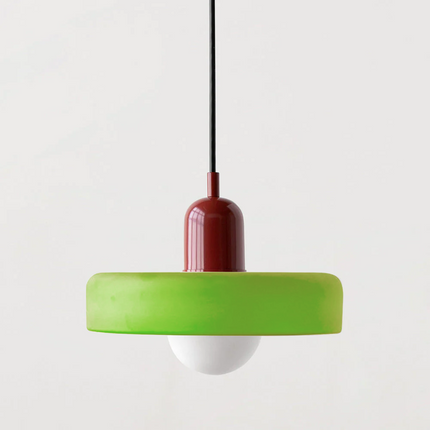 Bauhaus Design Hanglamp | Gekleurd Glas | Modern Interieur | Energiezuinig | Kies Jouw Ruimte | Eyecatcher Verlichting