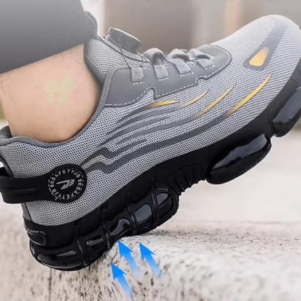 Orion Orthopedische Heren Werkschoenen | Veilige werkschoenen met Kevlar-zool | Antislip & Anti-vermoeidheidstechnologie | Lichtgewicht en schokabsorberend | Ideaal voor professionals in industrie en werkplaatsen