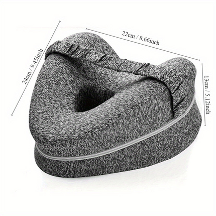 Ergonomisch Kniekussen Zijslapers | Ondersteunend Memory Foam | Wasbare Hoes | Pijnverlichting Heupen Wervelkolom | Comfortabel Lichaamskussen