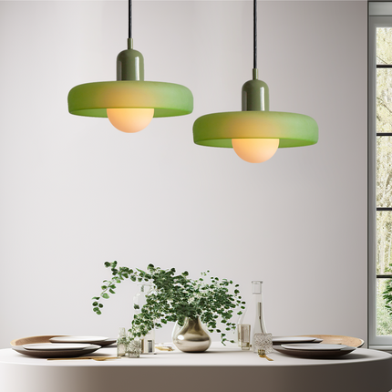 Bauhaus Design Hanglamp | Gekleurd Glas | Modern Interieur | Energiezuinig | Kies Jouw Ruimte | Eyecatcher Verlichting
