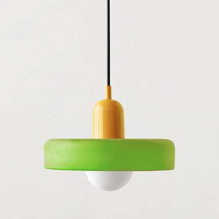 Bauhaus Design Hanglamp | Gekleurd Glas | Modern Interieur | Energiezuinig | Kies Jouw Ruimte | Eyecatcher Verlichting