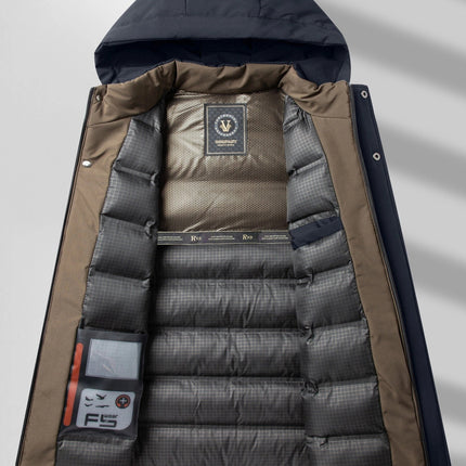 Puento Fortade Heren Winterjas | Waterdicht & Ademend | Gewatteerd & Stijlvol | Regular Fit | Gevoerde Vulling | Ritszakken | Polyester & Dons | Luxe Kwaliteit | Machinewasbaar | Comfortabel Voor Koude Winterdagen