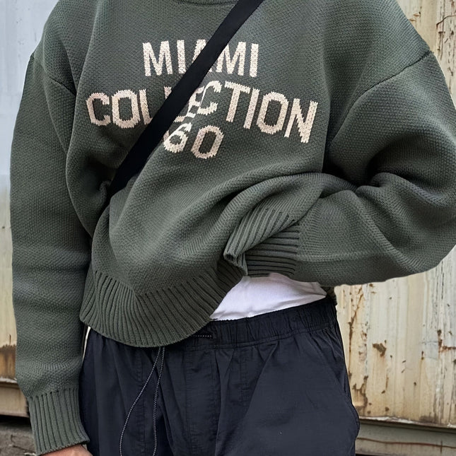 NW 83 | Heren Oversize Gebreide Pullover | Zachte Ademend Casual Comfort | Moderne Stijl Trui | Meerdere Kleuren Beschikbaar | Trends 2023 | Warm & Licht | Veelzijdige Dagelijkse Stijl