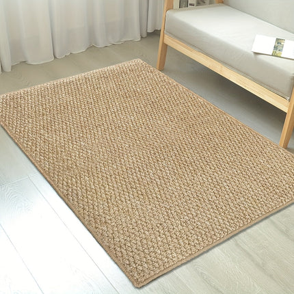 NobleWeave | Jute-Look Deurmat | Antislip Onderkant | Vuilafstotend | Rustieke Entree Bescherming | Machinewasbaar | Huis & Tuin Decoratie