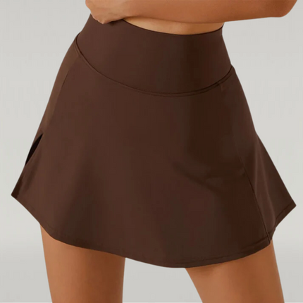 Dames Tennisrok | Sportief en Elegant | Inclusief Ingebouwd Broekje | Nylon Spandex Mix | Ideaal Voor Sport | Kreukelvrij en Handwas | Perfecte Pasvorm | Comfortabel Bewegen Tijdens Activiteiten