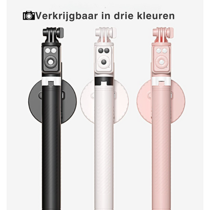 Flexibel Selfiestick | 360° Rotatie | Draagbaar Aluminium Design | Verbeterde Stabiliteit & Verlichting | Multi-Functioneel | Ideaal voor Reizen & Groepsselfies | Intuïtief Ontwerp | Perfect voor Smartphone Fotografie en Video | Ultieme Selfie-Oplossing