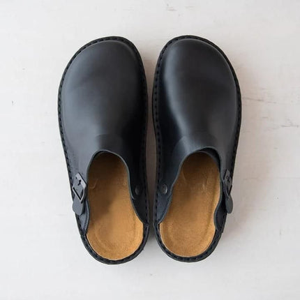 Comfortabele Herenpantoffels Leer Antislip Zool | Stijlvolle Orthopedische Huisschoenen | Duurzame Ondersteuning en Luxe | Geschikt voor Binnenshuis Gebruik | Ideaal voor Alle Seizoenen | Hoogwaardige Materialen