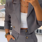 Tweedelig Dames Pak Luxe Stijl | Verfijnde Chique Set | Regular Fit | Belle Couture Elegant | Hoogwaardige Stoffen | Tijdloze Uitstraling