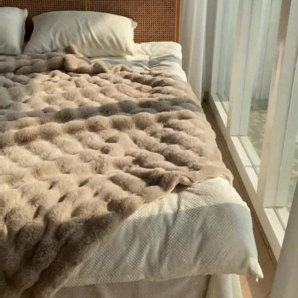 Hypoallergeen Fleece Deken | Scheurbestendig en Zacht | Polka Dots Ontwerp | Voor Bank, Bed, Kantoor | Alle Seizoenen | 100% Polyester