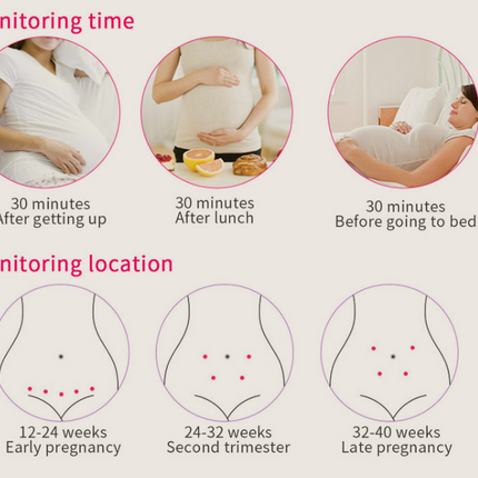 HeartEcho Doppler | Prenatale Bemonstering | Geavanceerde Baby Hartmonitor voor Toekomstige Ouders | Nauwkeurige Geluidsweergave | Compact & Draagbaar | Veilig Thuisgebruik