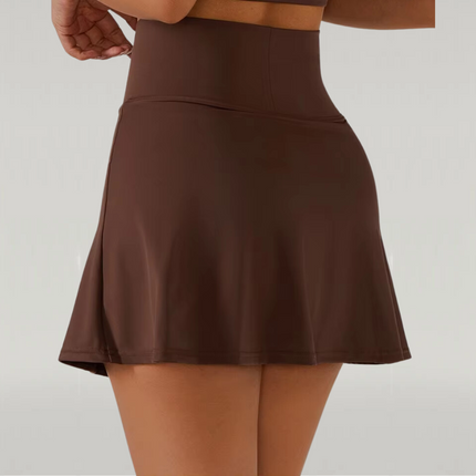 Dames Tennisrok | Sportief en Elegant | Inclusief Ingebouwd Broekje | Nylon Spandex Mix | Ideaal Voor Sport | Kreukelvrij en Handwas | Perfecte Pasvorm | Comfortabel Bewegen Tijdens Activiteiten