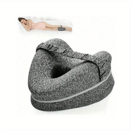 Ergonomisch Kniekussen Zijslapers | Ondersteunend Memory Foam | Wasbare Hoes | Pijnverlichting Heupen Wervelkolom | Comfortabel Lichaamskussen