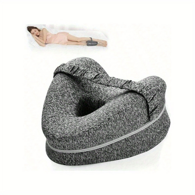 Ergonomisch Kniekussen Zijslapers | Ondersteunend Memory Foam | Wasbare Hoes | Pijnverlichting Heupen Wervelkolom | Comfortabel Lichaamskussen