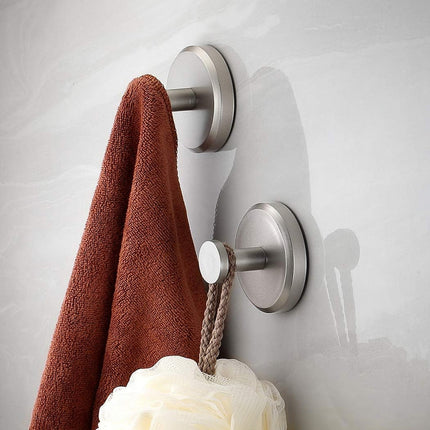 BathroomBuddy Zuignappen Set | Sterke Zuigkracht | Eenvoudige Installatie | Geen Boren Nodig | Ideaal Voor Badkamer & Keuken | Duurzaam Ontwerp | 2 Stuks