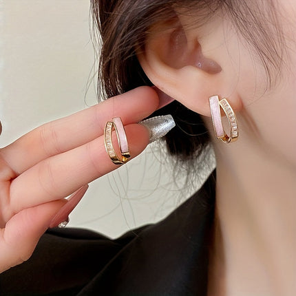 Zirconia Oorbellen | Elegante en Tijdloze Koreaanse Stijl | Subtiele Studs Verfijnde Hoops Opvallende Hangers | Comfortabel Lichtgewicht | Geschikt voor Dagelijks en Speciale Gelegenheden | Duurzaam Verfijnd Accessoire