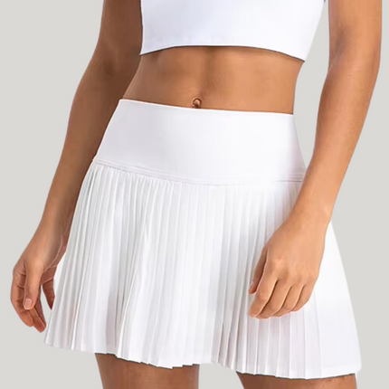 Sportrok dames | Ingebouwd broekje | Tennis en sporten | Comfortabel en stijlvol | Nylon spandex mix | Kreukelvrij en ademend
