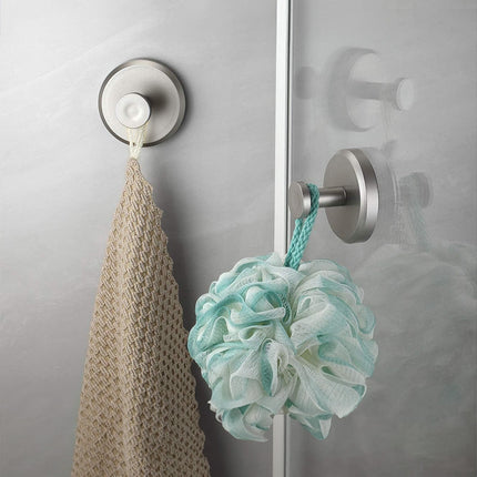 BathroomBuddy Zuignappen Set | Sterke Zuigkracht | Eenvoudige Installatie | Geen Boren Nodig | Ideaal Voor Badkamer & Keuken | Duurzaam Ontwerp | 2 Stuks