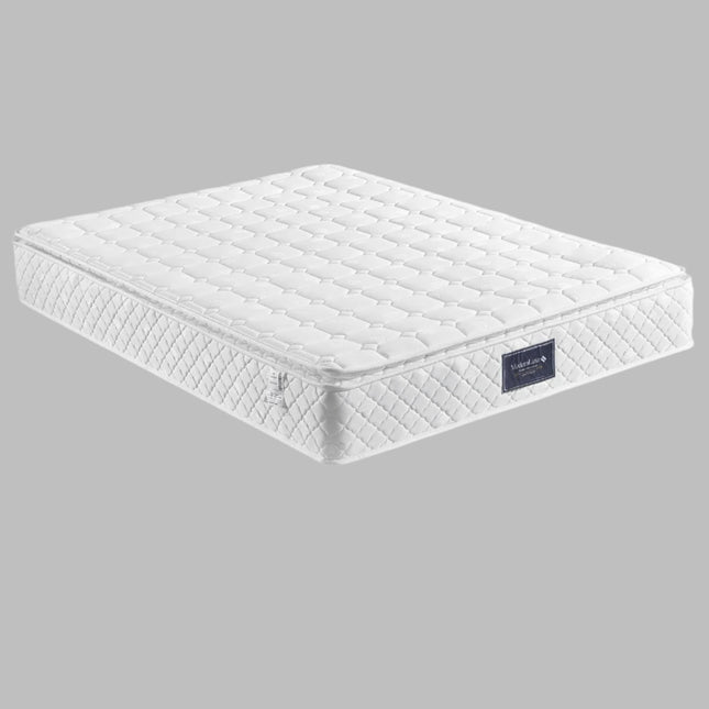 Comanlai 160x200cm Springmatras, 7-zone koudschuimmatras, doorgestikt microfiber topper, hardheid H3, hoogte 25cm | Comanlai Matras 160x200 cm | 7-Zone Koudschuim | Microfiber Topper | Hardheid H3 | 25 cm Hoog | Goede Ventilatie