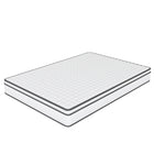 90x190x25cm Pocket Spring Mattress, Ultra-quiet Mattress with Breathable 3D Fabric and High-density Wave Foam, Medium Hard | 90x190x25 cm Matras | Ultra stil | Ademend 3D stof | Hoge dichtheid golfschuim | Medium stevigheid
