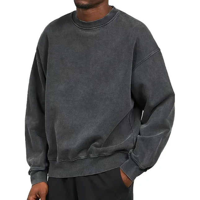 Stijlvolle Jason Herentrui | Slim-Fit Katoen Blend | Moderne Pasvorm | Subtiele Details & Veelzijdige Kleuren | Comfort & Warmte