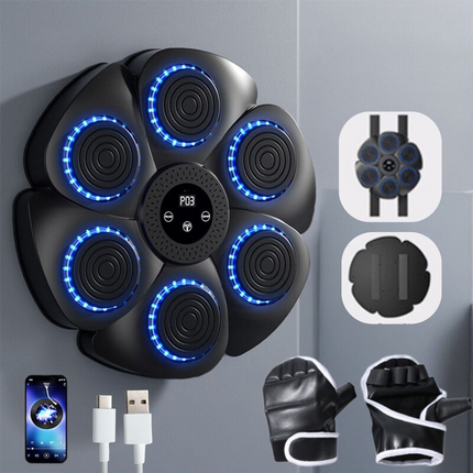 BoxBuddy™ | Interactieve Bokstraining | Slimme Technologie voor Kracht & Snelheid | Bluetooth Connectiviteit | Voor Kinderen & Volwassenen | Duurzaam Design | Eenvoudige Montage | Geschikt voor Thuisgebruik