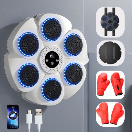 BoxBuddy™ | Interactieve Bokstraining | Slimme Technologie voor Kracht & Snelheid | Bluetooth Connectiviteit | Voor Kinderen & Volwassenen | Duurzaam Design | Eenvoudige Montage | Geschikt voor Thuisgebruik