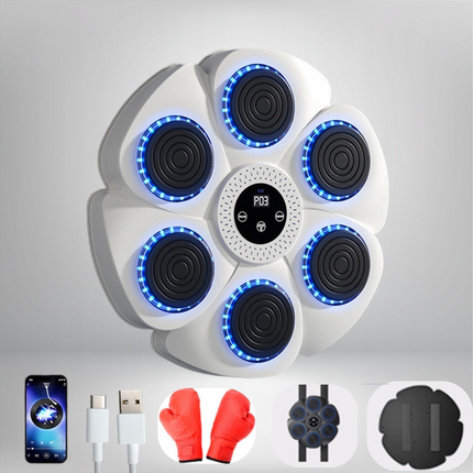 BoxBuddy™ | Interactieve Bokstraining | Slimme Technologie voor Kracht & Snelheid | Bluetooth Connectiviteit | Voor Kinderen & Volwassenen | Duurzaam Design | Eenvoudige Montage | Geschikt voor Thuisgebruik