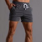 Retro Zwemshort Heren | Sneldrogende Polyester Ribstof | Slim Fit | Elastische Tailleband | Binnenvoering | Zomer Casual