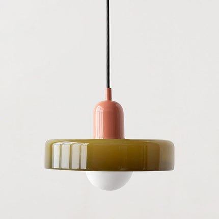 Bauhaus Design Hanglamp | Gekleurd Glas | Modern Interieur | Energiezuinig | Kies Jouw Ruimte | Eyecatcher Verlichting