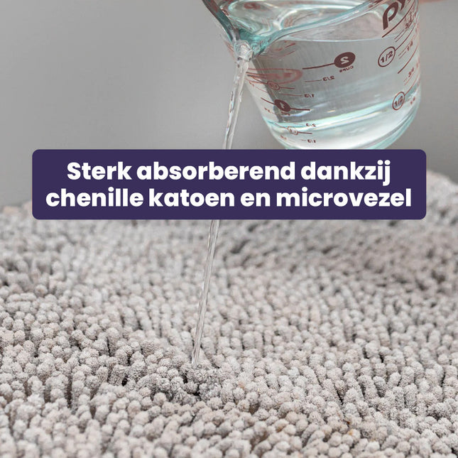 Absorberende Hondenmat CleanPaw | Geschikt Voor Alle Vloeren | Anti-slip Design | Wasmachinebestendig | Vuil- en Wateropvang | Ideaal Tegen Vuile Poten | Duurzame Vezels | Voor Parket Tegels Hout Marmer | Dierenbenodigdheden