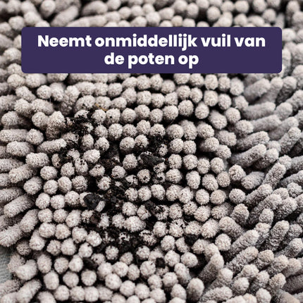 Absorberende Hondenmat CleanPaw | Geschikt Voor Alle Vloeren | Anti-slip Design | Wasmachinebestendig | Vuil- en Wateropvang | Ideaal Tegen Vuile Poten | Duurzame Vezels | Voor Parket Tegels Hout Marmer | Dierenbenodigdheden