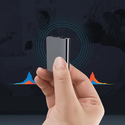Ultradunne Microfoon Recorder | Slank Ontwerp | Hoge Kwaliteit Geluidsopname | 50 Uur Batterijduur | 8GB Geheugen | WAV Formaat