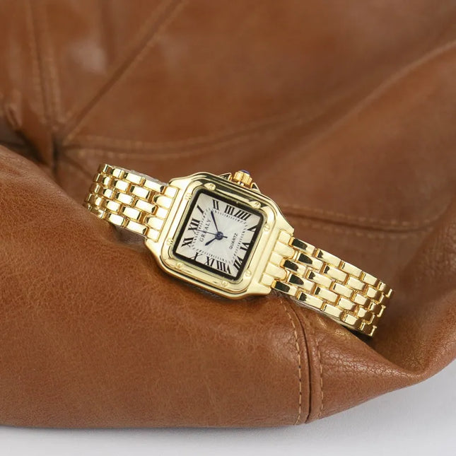 Dames Horloge | Roestvrijstaal | Elegant Design | Comfortabele Band | Tijdloos Sieraad | 25 mm Wijzerplaat | 8 mm Kastdikte | 22,5 cm Bandlengte | Voor Zakelijk & Casual | Hoogwaardige Materialen | Slank & Modieus | Ideale Pasvorm