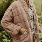Helene Overgangsjas | Oversized Damesjack Polyester Stijlvol Warm | Donkergrijs Zwart Donkerblauw Lichtblauw Abrikoos Legergroen Khaki Roze S-2XL