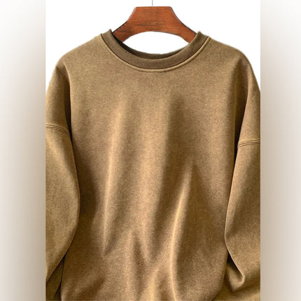 Stijlvolle Jason Herentrui | Slim-Fit Katoen Blend | Moderne Pasvorm | Subtiele Details & Veelzijdige Kleuren | Comfort & Warmte